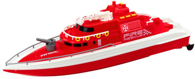 Lodër varkë me telekomandë Remote Controlled Motorboat RC 1:28, 2.4GHz, gjatësi 40cm, e kuqe