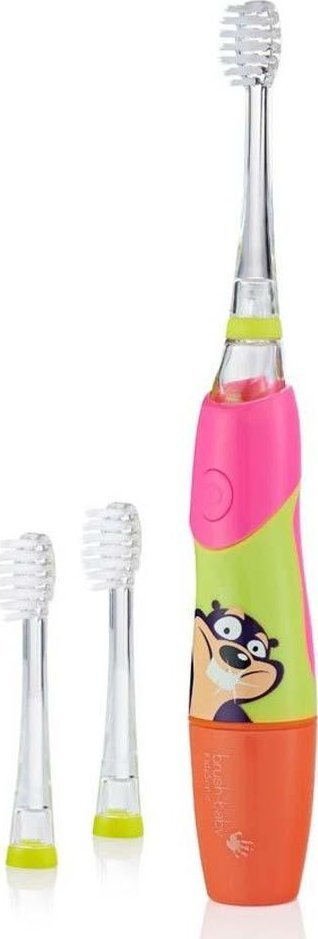 Furçë dhëmbësh elektrike Brush-baby KIDZSONIC, për fëmijë, rozë dhe portokalli