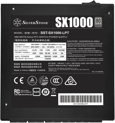Burim energjie SilverStone SX1000 Platinum - 1000W