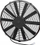 Ventilator ftohës SPA 30101516, 16", 1610 CFM, i zi