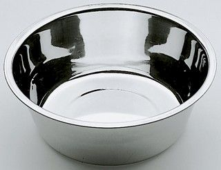 Tas metalik për kafshë LUPI PETS, 11cm, 0.23L, argjendtë