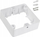 Adapter sipërfaqësor për panel LED Maclean MCE378 S, për panel 9W 120x120mm, katror, i bardhë