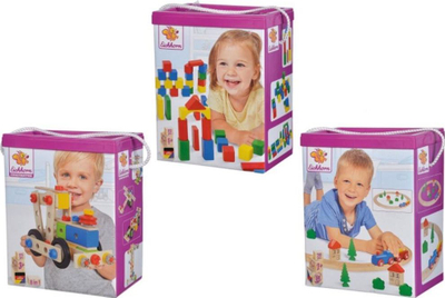 Set lojrash druri Eichhorn Mix of Wooden Sets, 3 lloje, me ngjyra nga të gjitha
