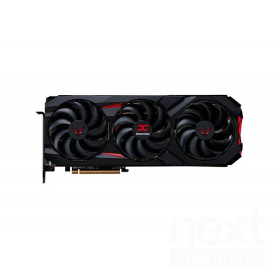 Kartë grafike PowerColor AMD Radeon RX 9070 Red Devil, 16GB GDDR6, RGB, e zezë