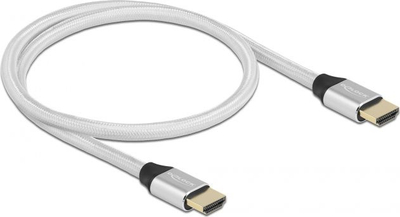 Kabllo HDMI DeLOCK 85366, Ultra High Speed 8K, 1 m, ngjyrë argjendi