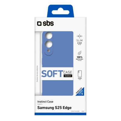 Mbulesë telefoni SBS Protective Case Samsung Galaxy S25 Edge, TPU, blu
