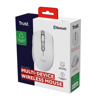 Maus Trust Ozaa, 3200 DPI, i bardhë