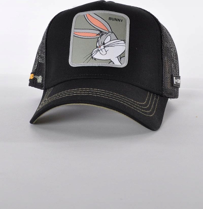 Kapelë trucker Capslab Bunny Looney Tunes CL-LOO-1-BUN1, një masë, e zezë