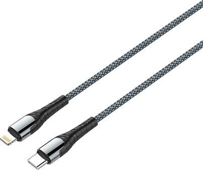 Кабел за полнење ColorWay Type C во Lightning, PD 30W 3.0A, 1m, бел