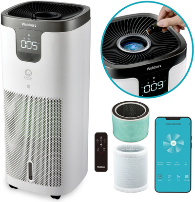 Pastrues ajri Webber APEH11003, 40W, me lagështues dhe aromaterapi, i bardhë