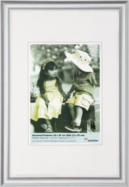 Kornizë për fotografi Walther, 20 x 30 cm, e argjendtë