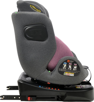 Sedilje makine Summer Baby Como I-Size 360, 0-36 kg, ISOFIX, gri rozë