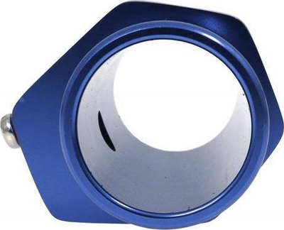 Adapter sensor temperature uji Depo 30mm, fije 1/8 NPT, argjendtë