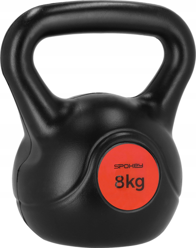 Kettlebell Spokey Ketla SPK-940840, 8 kg, plastike, i zi