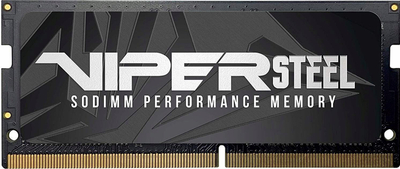 RAM për laptop Patriot Viper Steel, 16GB DDR4, 2400MHz CL15, ngjyrë e zezë
