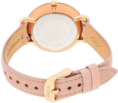 Fossil Jacqueline часовник, Blush кожа, Rose Gold-Tone, 36mm