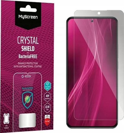 Folie mbrojtëse MS Crystal BacteriaFREE për Xiaomi Redmi Note 12 Pro 5G, antibakteriale, transparente