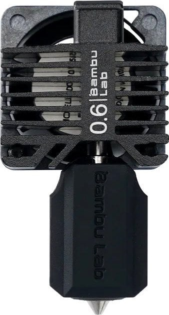 Hotend për printer 3D Bambu Lab FAH005 P, grykë 0.6mm, montim komplet, i zi