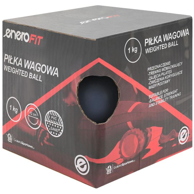 Top fitnesi i peshuar Enero Fit, 1kg, PVC, blu