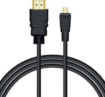 Kabllo HDMI Savio CL-40/M, HDMI në Micro HDMI, 2m, i zi