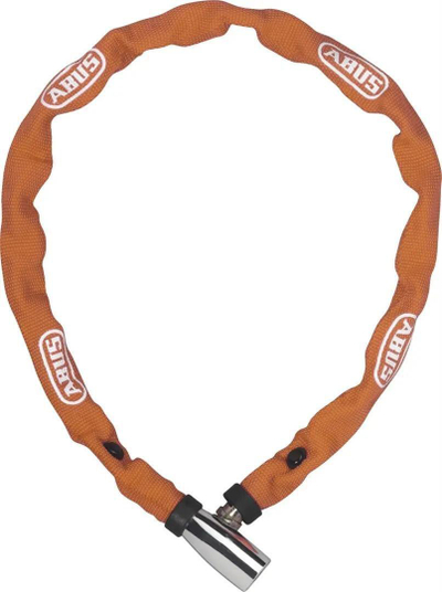 Zinxhir sigurie për biçikletë Abus 1500/60 Web, 60 cm, me çelës, i kuq