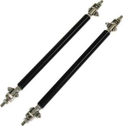 Mbajtëse diffuseri Fin Bracket, 100mm, set me 2 copë, të zeza