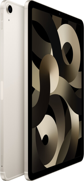 Таблет Apple iPad Air 2022, 256 GB, Wi-Fi + Мобилен, Starlight
