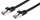 Kabllo rrjeti C TECH CB PP6F 05BK, Cat6 FTP, 0.5m, e zezë