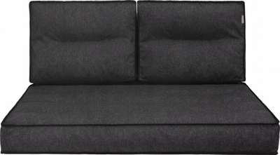 Set jastëkësh kopshti Hobbygarden Tomek 1+2, për paleta euro, material Ekolen, i zi
