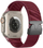 Rrip ore Beline Oblique për Apple Watch 38/40/41mm, najlon, i kuq
