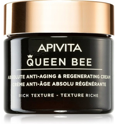 Krem fytyre Apivita Queen Bee Rich Cream, 50ml, anti rrudha, rigjenerues