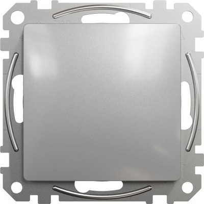 Kapak bllokues Schneider Sedna Design, blind cover, silver aluminum