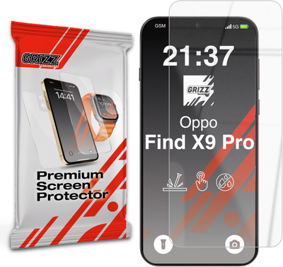 Xham hibrid GrizzProtector HybridGlass, Oppo Find X9 Pro