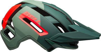 Helmetë çiklizmi Full Face Bell Super Air R Mips Spherical, MTB, e bardhë infrakuqe mat me shkëlqim