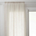 Perde të holla transparente Atmosphera Fred, 2x 60x120 cm, efekt lino, të bardha