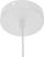 Llampë varëse Atmosphera Jil, D49cm, stil modern, e bardhë