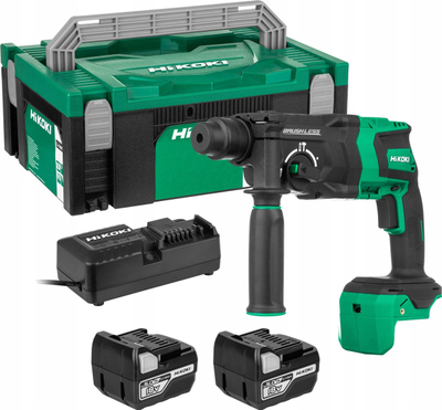 Çekiç rotativ SDS Plus Hikoki DH18DPCWPZ, 18V, 5Ah, me bateri