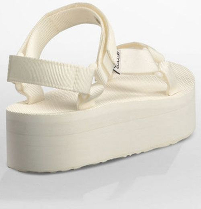 Sandale për femra Teva Flatform Universal, platformë 5.5 cm, të bardha, nr 40