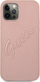 Mbulesë telefoni Guess GUHCP12LRSAVSRG për iPhone 12 Pro Max 6.7", hardcase Saffiano, rozë