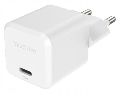 Karikues USB Mophie USB‑C Fast Charger, 35W, GaN, i bardhë
