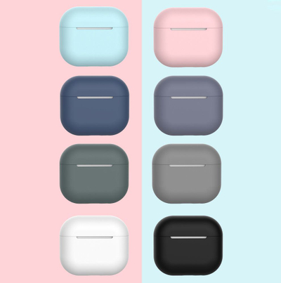 Mbulesë silikoni Hurtel për AirPods 3, e butë, e zezë