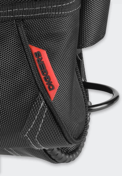 Çantë e veglave Diggers Framer Pouch, e madhe, me shumë xhepa, e zezë