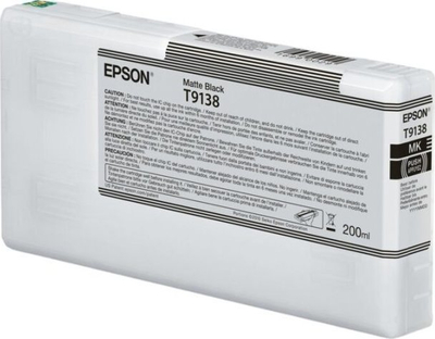 Patron boje Epson T9138 Matte Black, 200 ml, i zi mat
