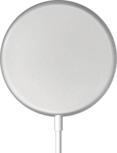 Karikues wireless Crong Inductive Charger CRG-MS15W-SLV, 15W, USB-C, ngjyrë argjendi