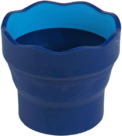 Enë uji Faber-Castell Click&Go, 9.6x10.6x3.6 cm, e kaltër