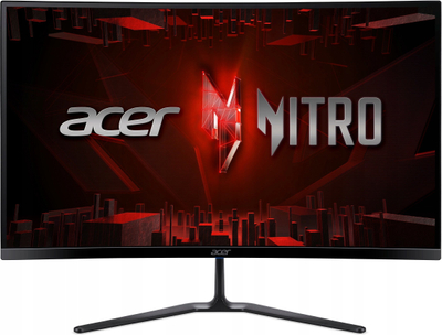 Закривен монитор Acer Nitro ED270W0bmiipx, 27", Full HD, 240Hz