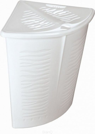 Кошница за алишта BranQ, 45L, пластична, бела