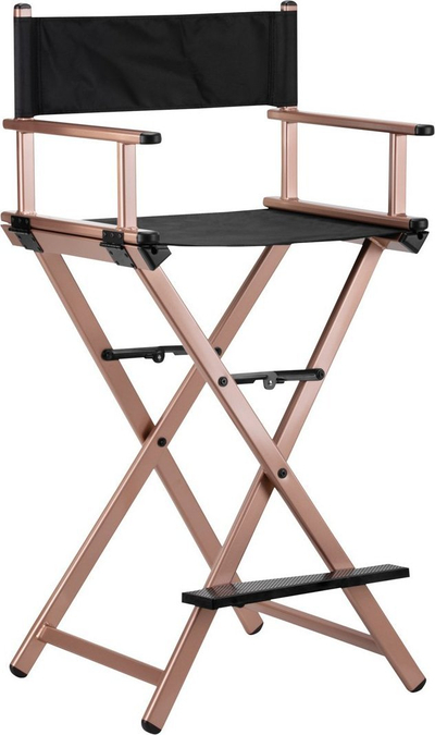 Karrige profesionale make up Activeshop Aluminum, palosëse, ngjyrë rozë gold