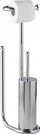 Set tualeti Wenko Universalo, çelik inox, 62.5 cm, ngjyrë argjendi