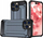 Mbrojtëse telefoni Hybrid Armor për iPhone 16 Pro Max, kundër goditjeve, silikoni, blu